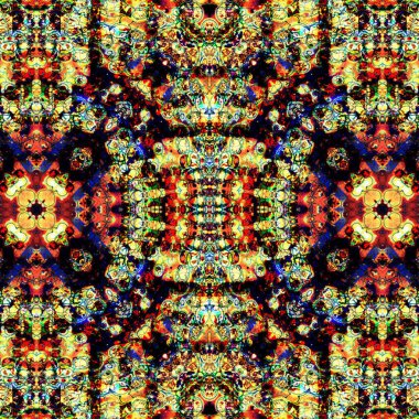 Kusursuz etnik düzen. Yaratıcı doku arka planı. Karmaşık bir doku. Geçmişe dönüş. Sanat deseni