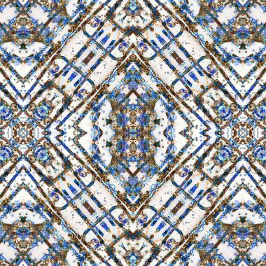 Kusursuz etnik düzen. Yaratıcı doku arka planı. Karmaşık bir doku. Geçmişe dönüş. Sanat deseni