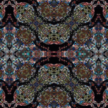 Kusursuz etnik düzen. Yaratıcı doku arka planı. Karmaşık bir doku. Geçmişe dönüş. Sanat deseni