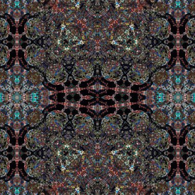 Kusursuz etnik düzen. Yaratıcı doku arka planı. Karmaşık bir doku. Geçmişe dönüş. Sanat deseni