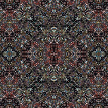 Kusursuz etnik düzen. Yaratıcı doku arka planı. Karmaşık bir doku. Geçmişe dönüş. Sanat deseni