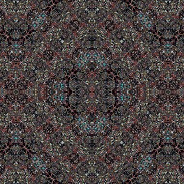 Kusursuz etnik düzen. Yaratıcı doku arka planı. Karmaşık bir doku. Geçmişe dönüş. Sanat deseni