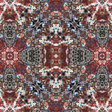 Kusursuz etnik düzen. Yaratıcı doku arka planı. Karmaşık bir doku. Geçmişe dönüş. Sanat deseni