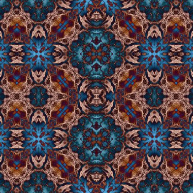 Kusursuz etnik düzen. Yaratıcı doku arka planı. Karmaşık bir doku. Geçmişe dönüş. Sanat deseni