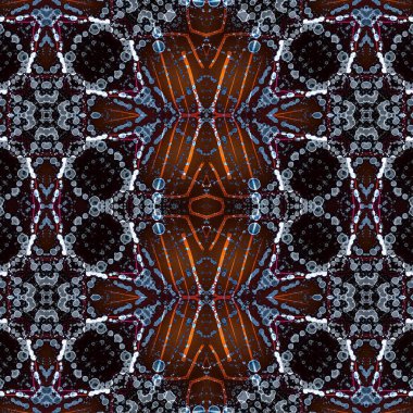 Kusursuz etnik düzen. Yaratıcı doku arka planı. Karmaşık bir doku. Geçmişe dönüş. Sanat deseni