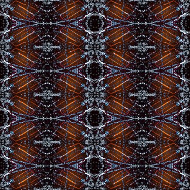 Kusursuz etnik düzen. Yaratıcı doku arka planı. Karmaşık bir doku. Geçmişe dönüş. Sanat deseni