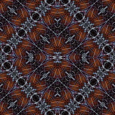 Kusursuz etnik düzen. Yaratıcı doku arka planı. Karmaşık bir doku. Geçmişe dönüş. Sanat deseni