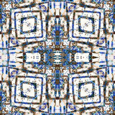 Kusursuz etnik düzen. Yaratıcı doku arka planı. Karmaşık bir doku. Geçmişe dönüş. Sanat deseni