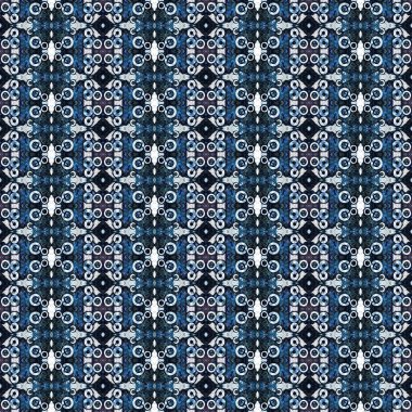 Kusursuz etnik düzen. Yaratıcı doku arka planı. Karmaşık bir doku. Geçmişe dönüş. Sanat deseni