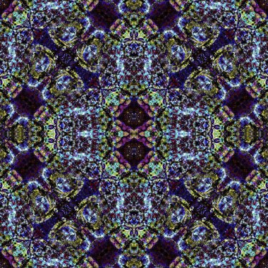 Kusursuz etnik düzen. Yaratıcı doku arka planı. Karmaşık bir doku. Geçmişe dönüş. Sanat deseni