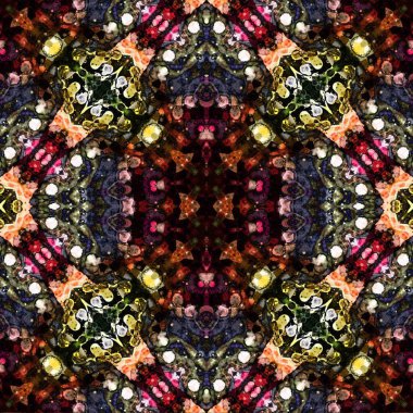 Kusursuz etnik düzen. Yaratıcı doku arka planı. Karmaşık bir doku. Geçmişe dönüş. Sanat deseni