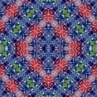 Kusursuz etnik düzen. Yaratıcı doku arka planı. Karmaşık bir doku. Geçmişe dönüş. Sanat deseni