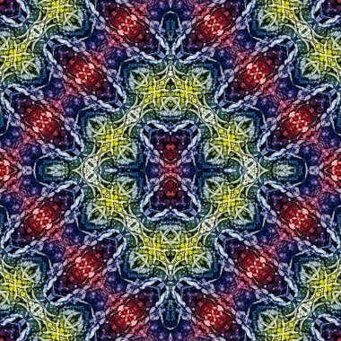 Kusursuz etnik düzen. Yaratıcı doku arka planı. Karmaşık bir doku. Geçmişe dönüş. Sanat deseni