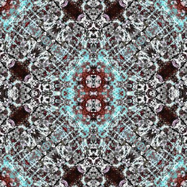 Kusursuz etnik düzen. Yaratıcı doku arka planı. Karmaşık bir doku. Geçmişe dönüş. Sanat deseni