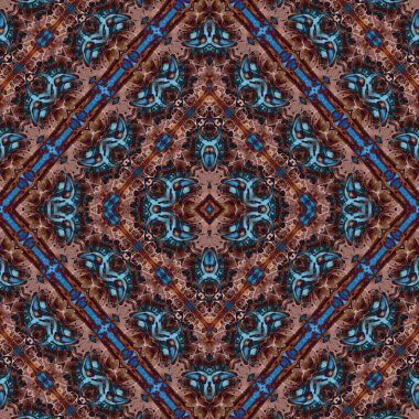 Kusursuz etnik düzen. Yaratıcı doku arka planı. Karmaşık bir doku. Geçmişe dönüş. Sanat deseni