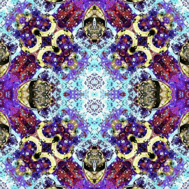 Kusursuz etnik düzen. Yaratıcı doku arka planı. Karmaşık bir doku. Geçmişe dönüş. Sanat deseni