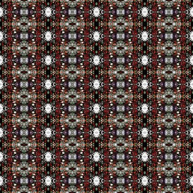 Kusursuz etnik düzen. Yaratıcı doku arka planı. Karmaşık bir doku. Geçmişe dönüş. Sanat deseni