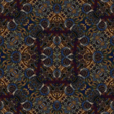 Kusursuz etnik düzen. Yaratıcı doku arka planı. Karmaşık bir doku. Geçmişe dönüş. Sanat deseni