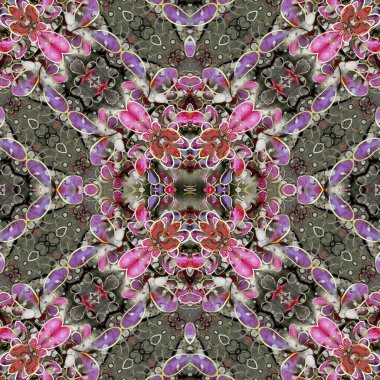 Kusursuz etnik düzen. Yaratıcı doku arka planı. Karmaşık bir doku. Geçmişe dönüş. Sanat deseni