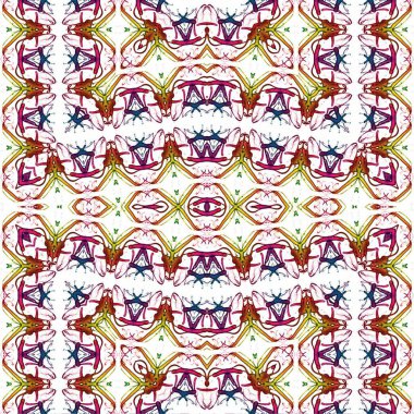 Kusursuz etnik düzen. Yaratıcı doku arka planı. Karmaşık bir doku. Geçmişe dönüş. Sanat deseni