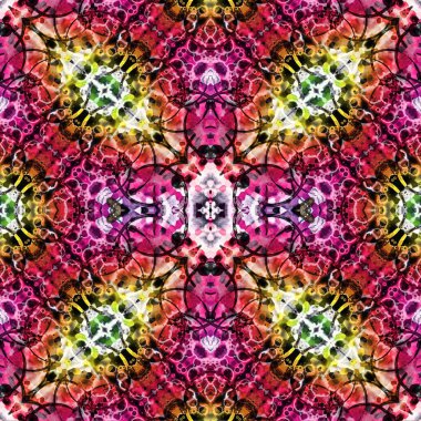 Kusursuz etnik düzen. Yaratıcı doku arka planı. Karmaşık bir doku. Geçmişe dönüş. Sanat deseni