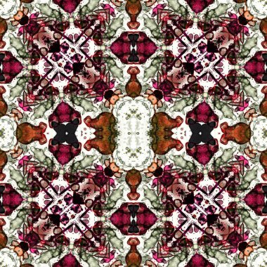 Kusursuz etnik düzen. Yaratıcı doku arka planı. Karmaşık bir doku. Geçmişe dönüş. Sanat deseni