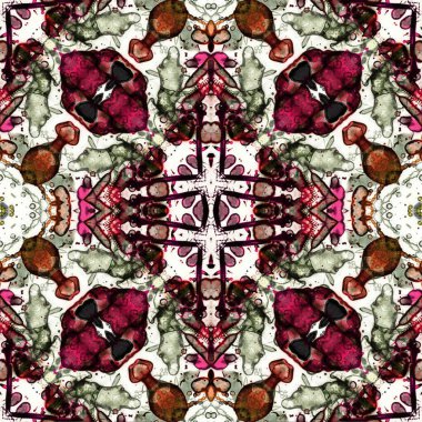 Kusursuz etnik düzen. Yaratıcı doku arka planı. Karmaşık bir doku. Geçmişe dönüş. Sanat deseni