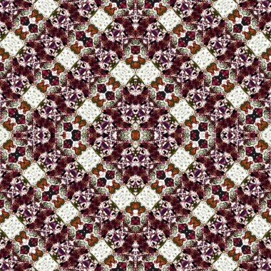 Kusursuz etnik düzen. Yaratıcı doku arka planı. Karmaşık bir doku. Geçmişe dönüş. Sanat deseni