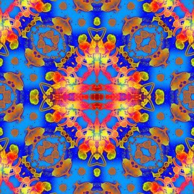 Kusursuz etnik düzen. Yaratıcı doku arka planı. Karmaşık bir doku. Geçmişe dönüş. Sanat deseni