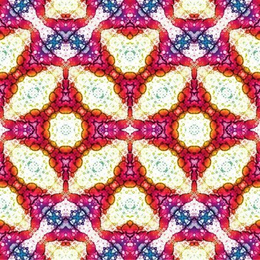 Kusursuz dokuma deseni. Örülmüş arka plan. Halı desensiz. Soyut arkaplan. Sanat kaleydoskobu