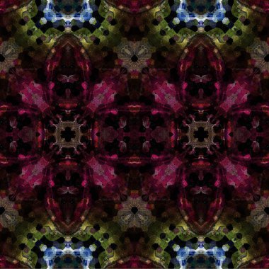 Kusursuz dokuma deseni. Örülmüş arka plan. Halı desensiz. Soyut arkaplan. Sanat kaleydoskobu