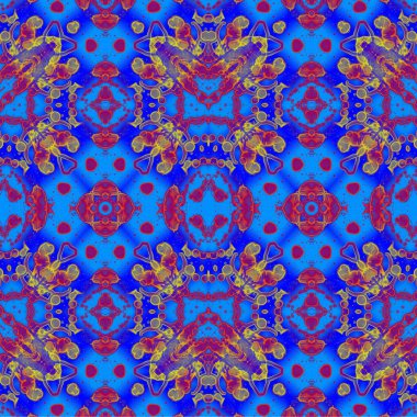 Kusursuz dokuma deseni. Örülmüş arka plan. Halı desensiz. Soyut arkaplan. Sanat kaleydoskobu