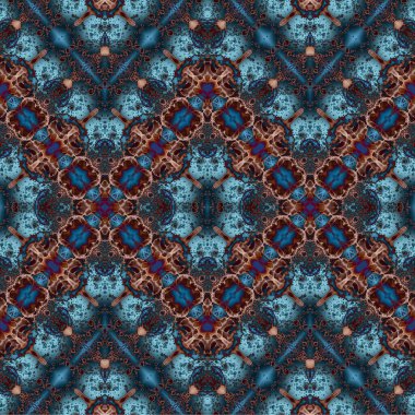 Kusursuz dokuma deseni. Örülmüş arka plan. Halı desensiz. Soyut arkaplan. Sanat kaleydoskobu