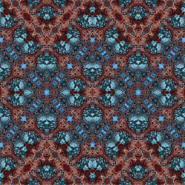 Kusursuz dokuma deseni. Örülmüş arka plan. Halı desensiz. Soyut arkaplan. Sanat kaleydoskobu