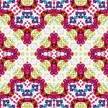 Kusursuz dokuma deseni. Örülmüş arka plan. Halı desensiz. Soyut arkaplan. Sanat kaleydoskobu