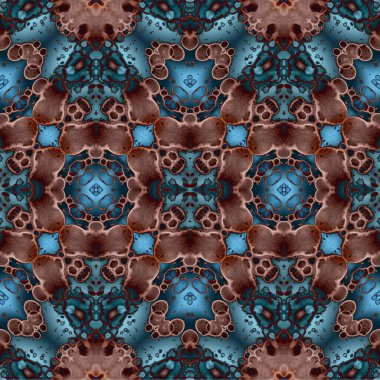 Kusursuz dokuma deseni. Örülmüş arka plan. Halı desensiz. Soyut arkaplan. Sanat kaleydoskobu