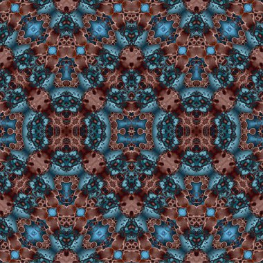 Kusursuz dokuma deseni. Örülmüş arka plan. Halı desensiz. Soyut arkaplan. Sanat kaleydoskobu