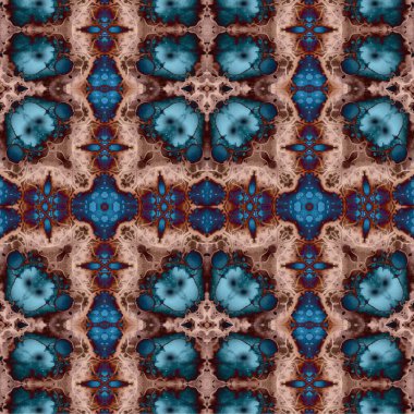 Kusursuz dokuma deseni. Örülmüş arka plan. Halı desensiz. Soyut arkaplan. Sanat kaleydoskobu