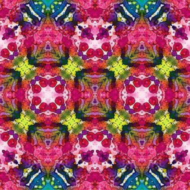 Kusursuz dokuma deseni. Örülmüş arka plan. Halı desensiz. Soyut arkaplan. Sanat kaleydoskobu