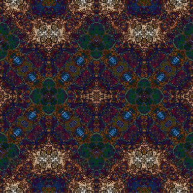 Seamless woven pattern. interwoven background. Carpet seamless texture. Abstract background. Art kaleidoscope