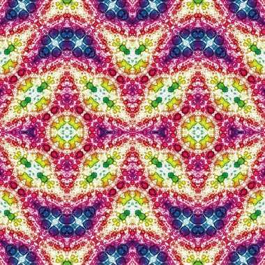 Kusursuz dokuma deseni. Örülmüş arka plan. Halı desensiz. Soyut arkaplan. Sanat kaleydoskobu