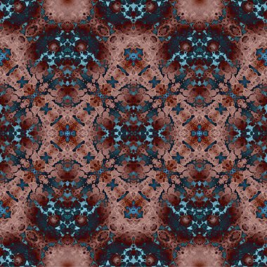 Kusursuz dokuma deseni. Örülmüş arka plan. Halı desensiz. Soyut arkaplan. Sanat kaleydoskobu