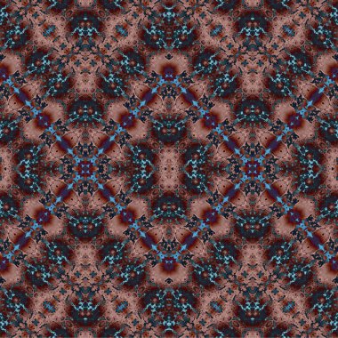 Kusursuz dokuma deseni. Örülmüş arka plan. Halı desensiz. Soyut arkaplan. Sanat kaleydoskobu