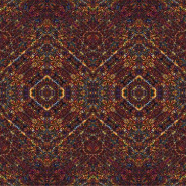 Kusursuz dokuma deseni. Örülmüş arka plan. Halı desensiz. Soyut arkaplan. Sanat kaleydoskobu