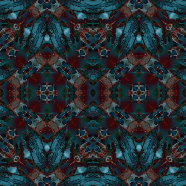 Kusursuz dokuma deseni. Örülmüş arka plan. Halı desensiz. Soyut arkaplan. Sanat kaleydoskobu