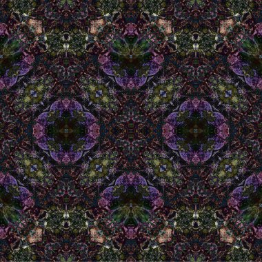 Kusursuz dokuma deseni. Örülmüş arka plan. Halı desensiz. Soyut arkaplan. Sanat kaleydoskobu