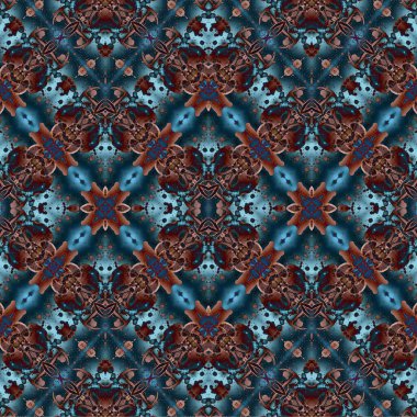 Kusursuz dokuma deseni. Örülmüş arka plan. Halı desensiz. Soyut arkaplan. Sanat kaleydoskobu