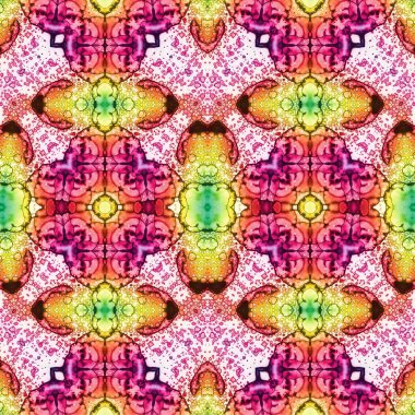 Kusursuz dokuma deseni. Örülmüş arka plan. Halı desensiz. Soyut arkaplan. Sanat kaleydoskobu