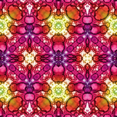 Kusursuz dokuma deseni. Örülmüş arka plan. Halı desensiz. Soyut arkaplan. Sanat kaleydoskobu