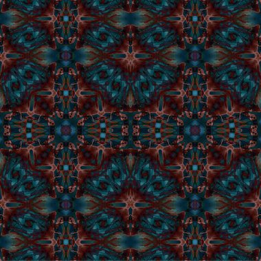 Kusursuz dokuma deseni. Örülmüş arka plan. Halı desensiz. Soyut arkaplan. Sanat kaleydoskobu